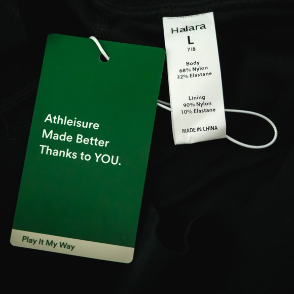 Halara Size Large L Black Ultrasculpt High Waist Pull On Stretch Active Leggings - Picture 4 of 6